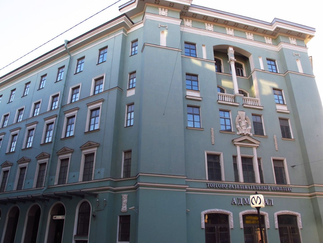 фасад дома, здание по адресу г Санкт-Петербург, ул Малая Морская, д 4/1